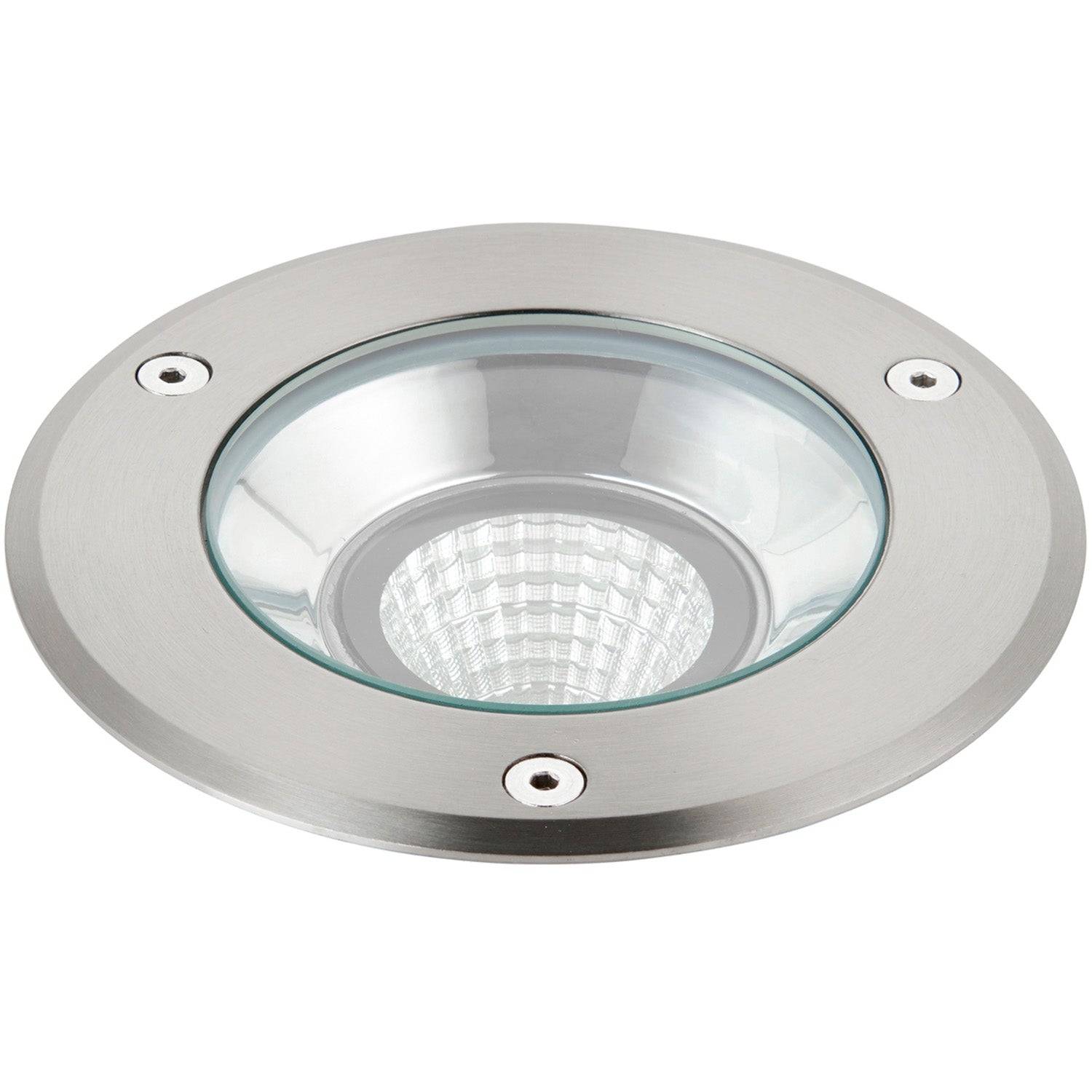 Loops Direct 14.1cm Stainless Steel LED Ground Light IP67 - Brushed - Image 3