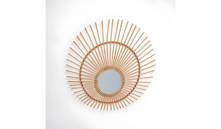 Orsina Mataram Rattan Wall Mirror – Natural