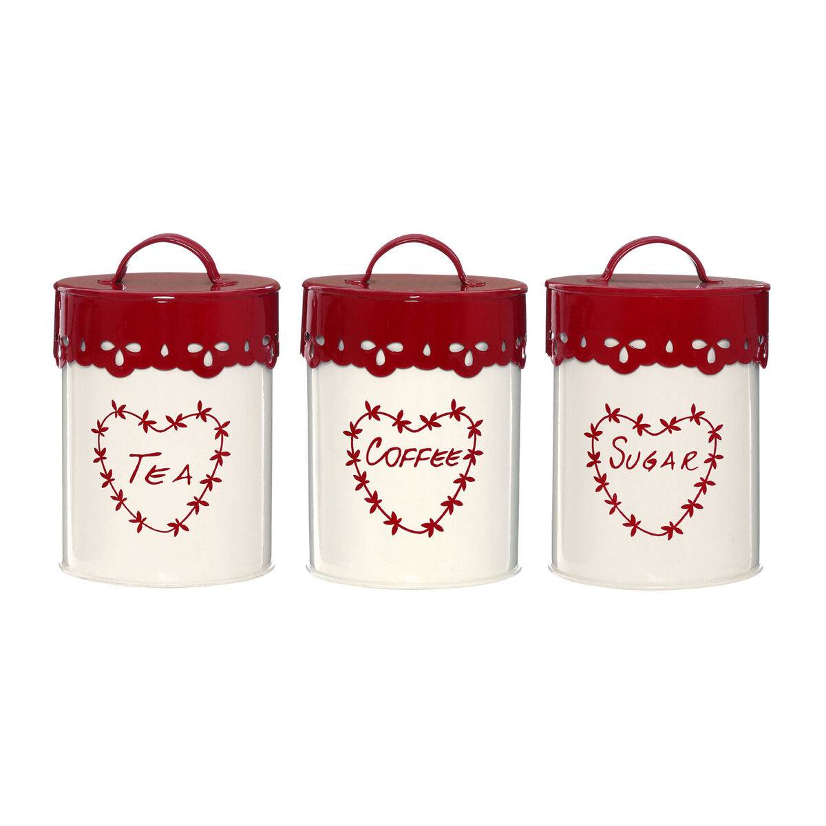 Orsina Anglaise Tea Coffee and Sugar Canister Set - Image 1