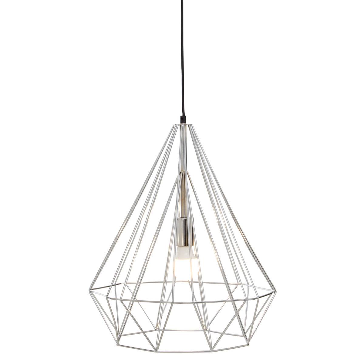 Orsina Wyra Conical Pendant light - Chrome - Image 2