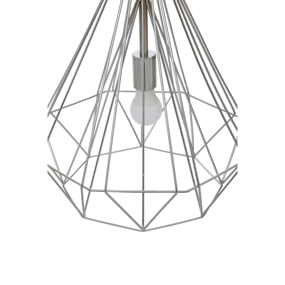 Orsina Wyra Conical Pendant light - Chrome - Image 3