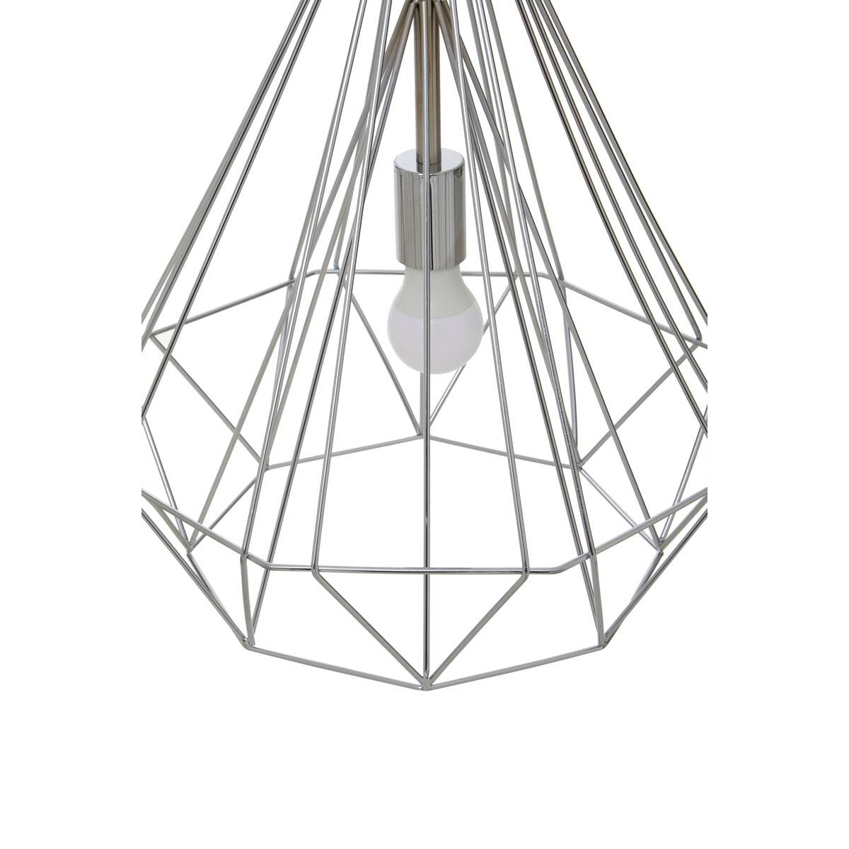 Orsina Wyra Conical Pendant light - Chrome - Image 3