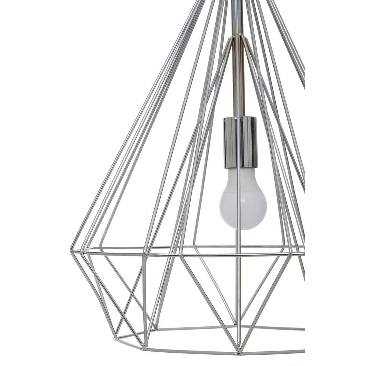 Orsina Wyra Conical Pendant light - Chrome - Image 4