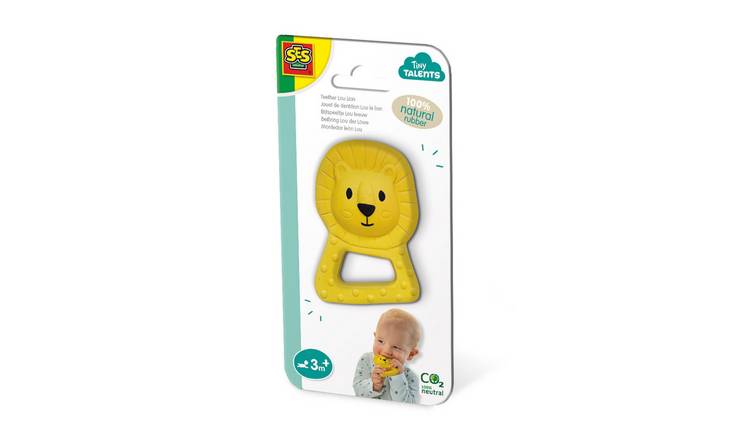 SES Creative Lou Lion Teething Baby Toy - 3 Months+