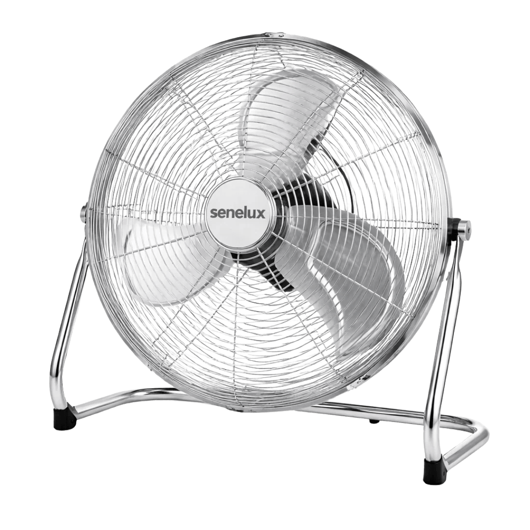 Senelux Chrome 20 Inch Pedestal Fan - Chrome