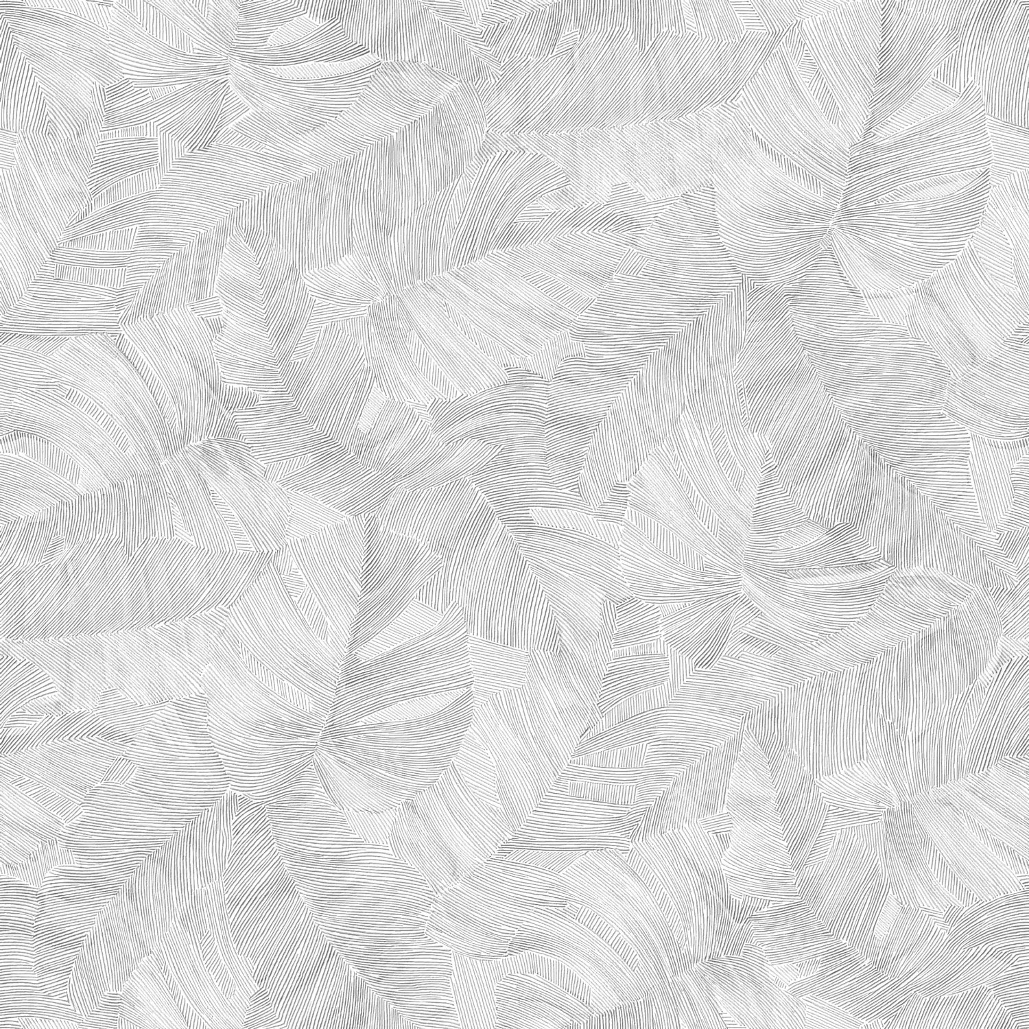 Grandeco Vanavara Monstera Leaf Textured Wallpaper - White