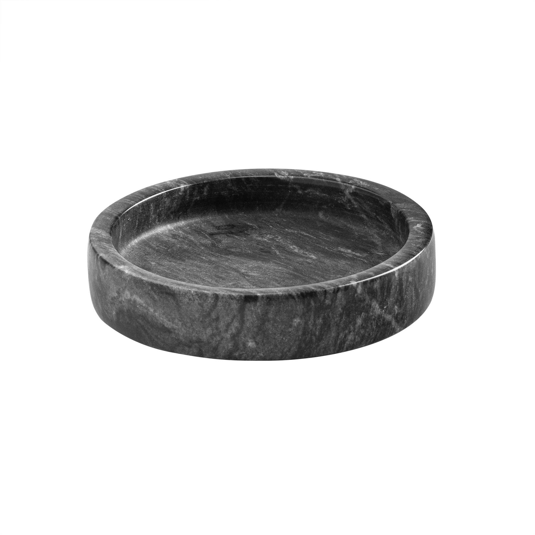 Argon Tableware Marble Wine Bottle Coaster - Black