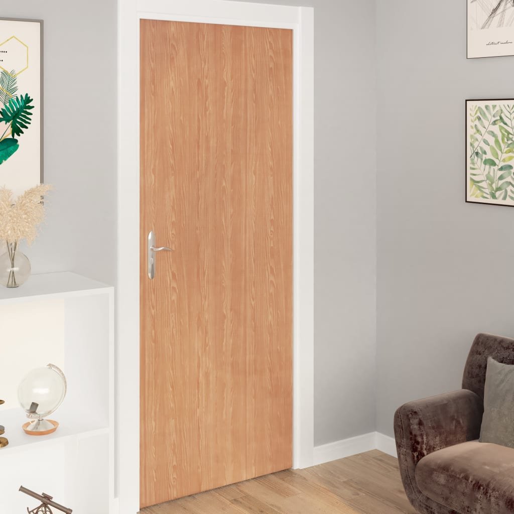 Walplus Pack of 2 PVC Self-adhesive Door Films Ahorn - Ahorn - 210 x 90 cm