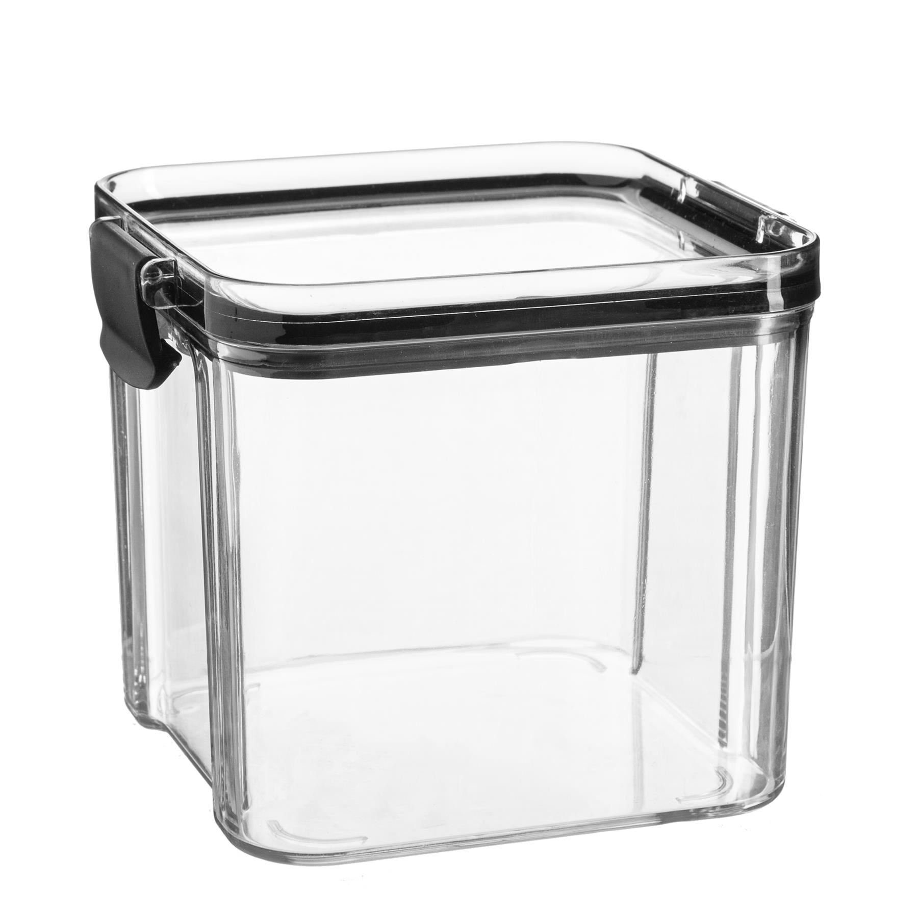 Argon Tableware Food Storage Container - Black - 10 x 10cm