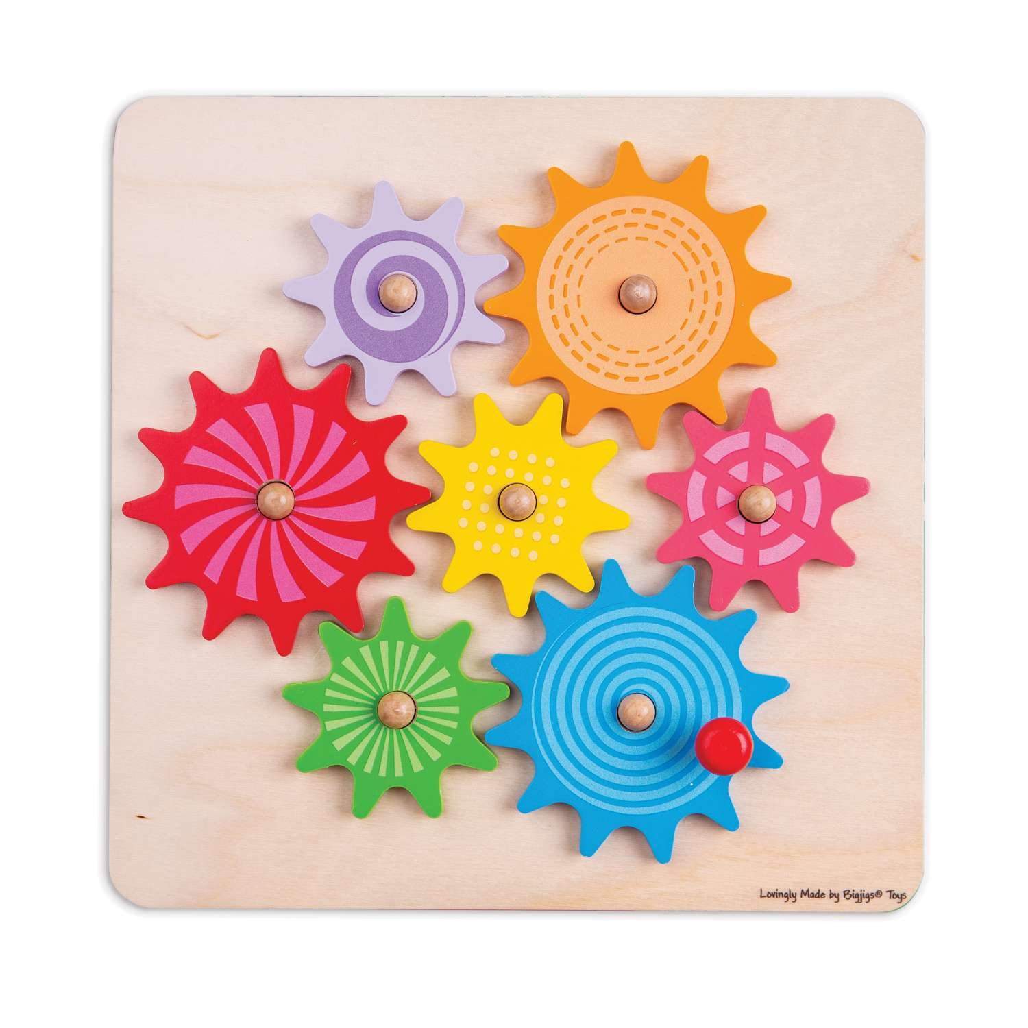 Bigjigs Toys Cog Puzzle - 10 Months +