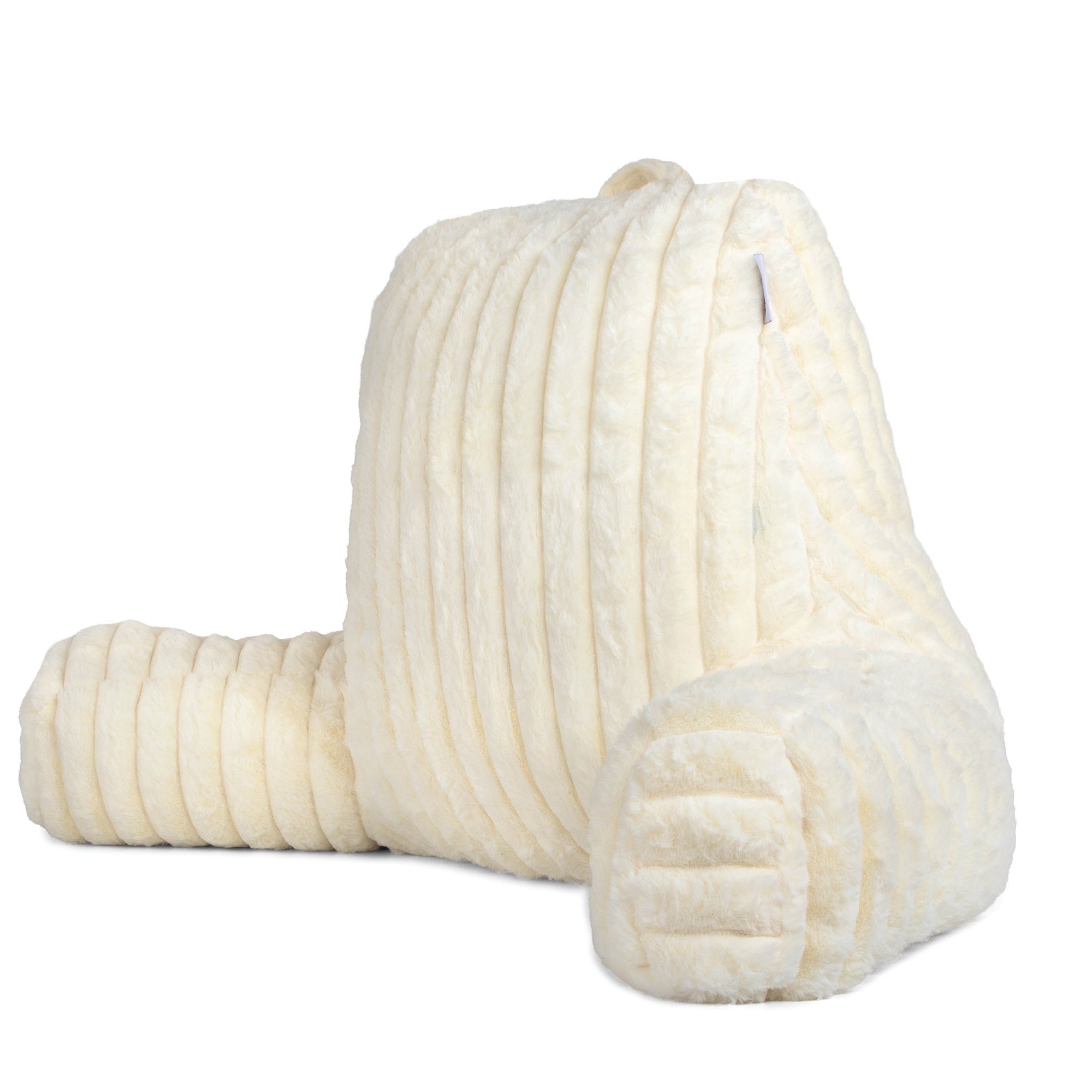 Aamira Large Memory Foam Reading Pillow 87cm Width - Cream