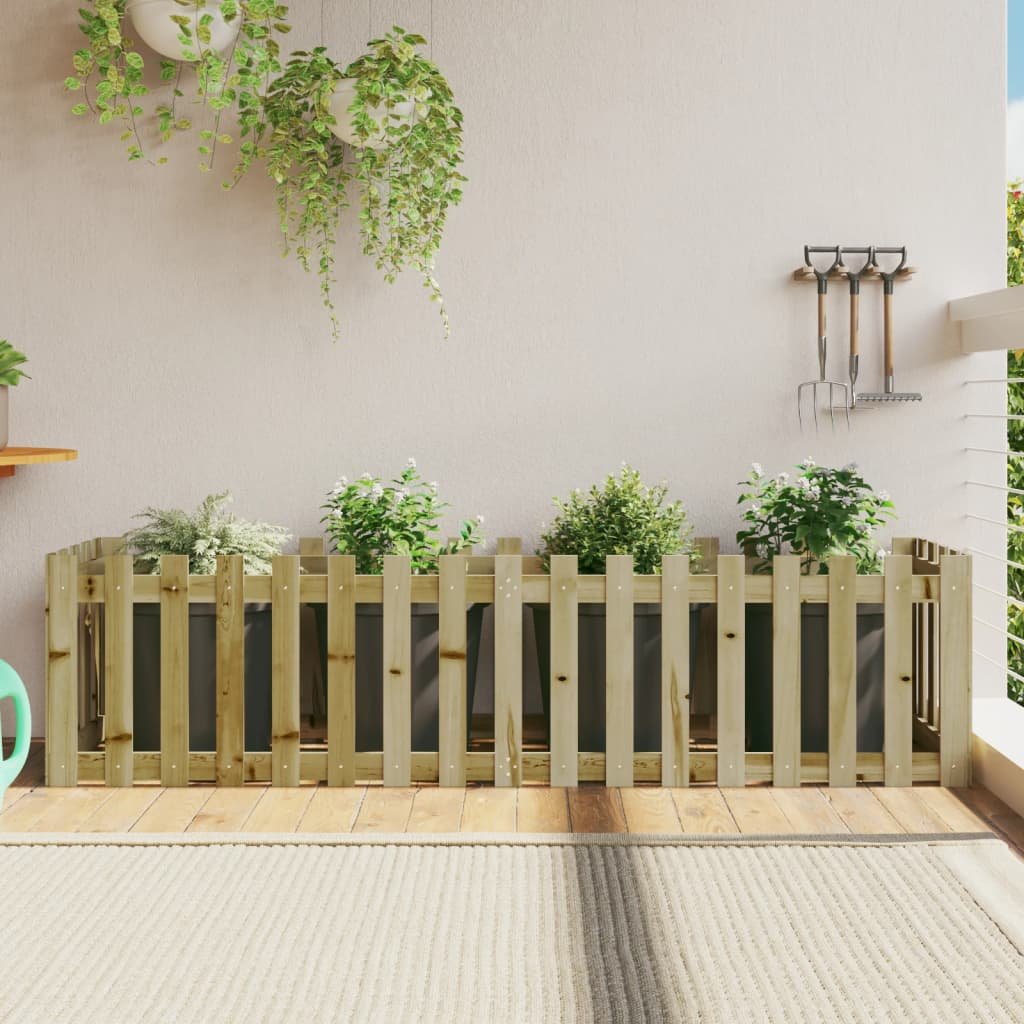 Walplus Wood Raised Garden Bed V3 - 200 x 50 x 50 cm