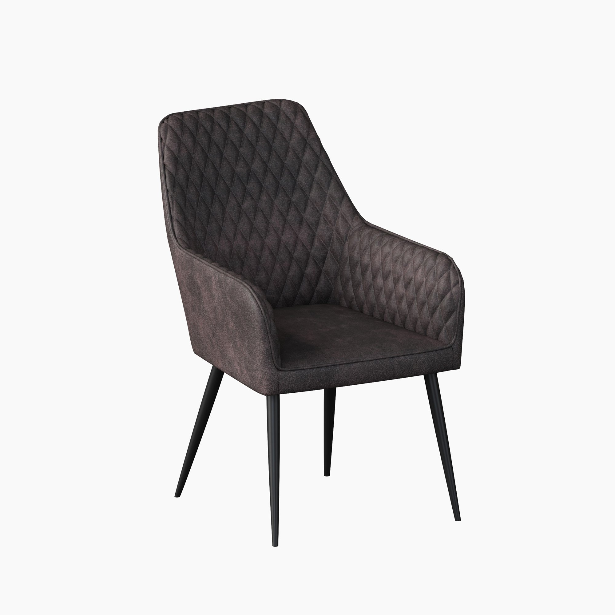 Furniture Online Ella Set 8 Fabric Dining Chair – Brown