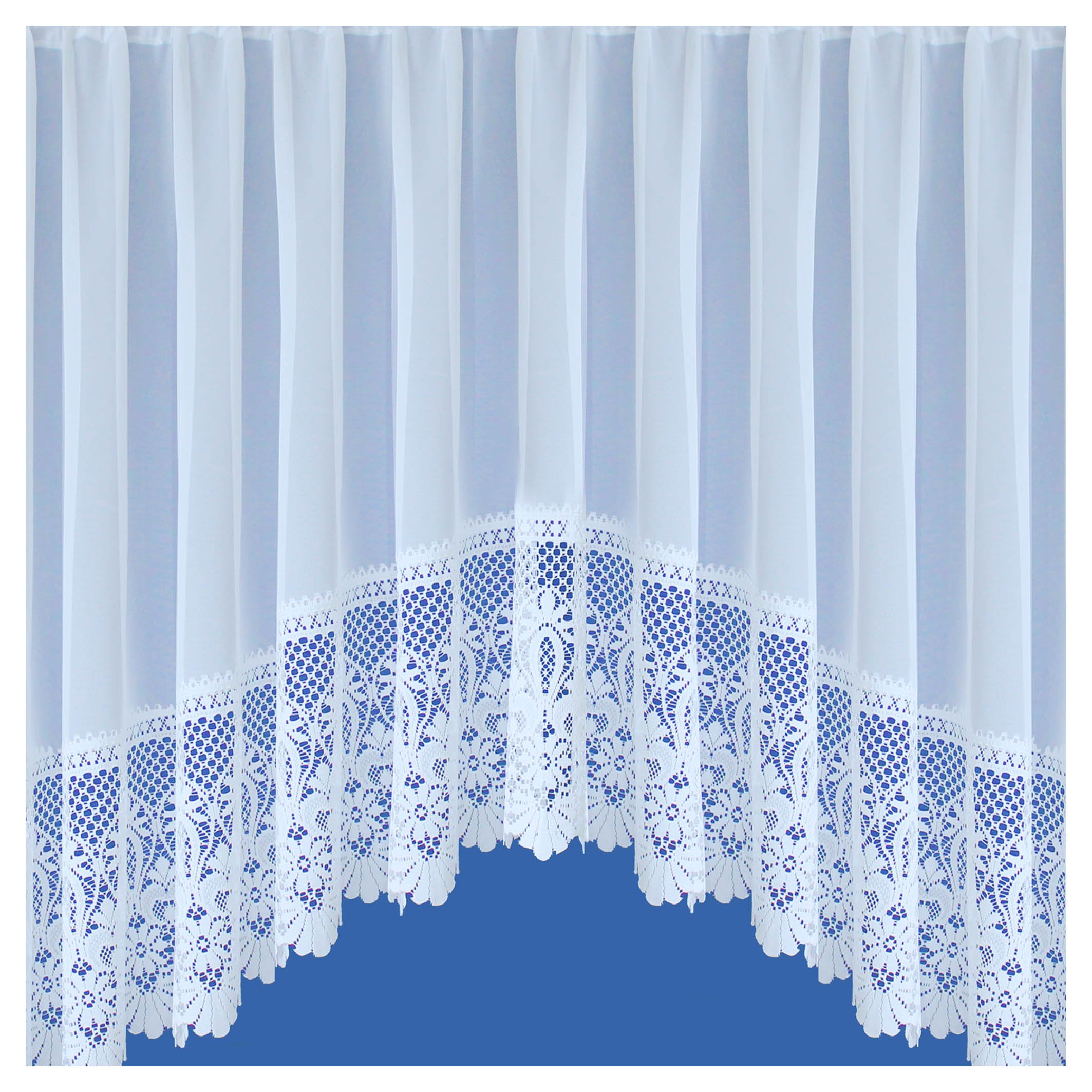 Tyrone Textiles Brazil Jardiniere with Raised Base - 254 x 137cm - White