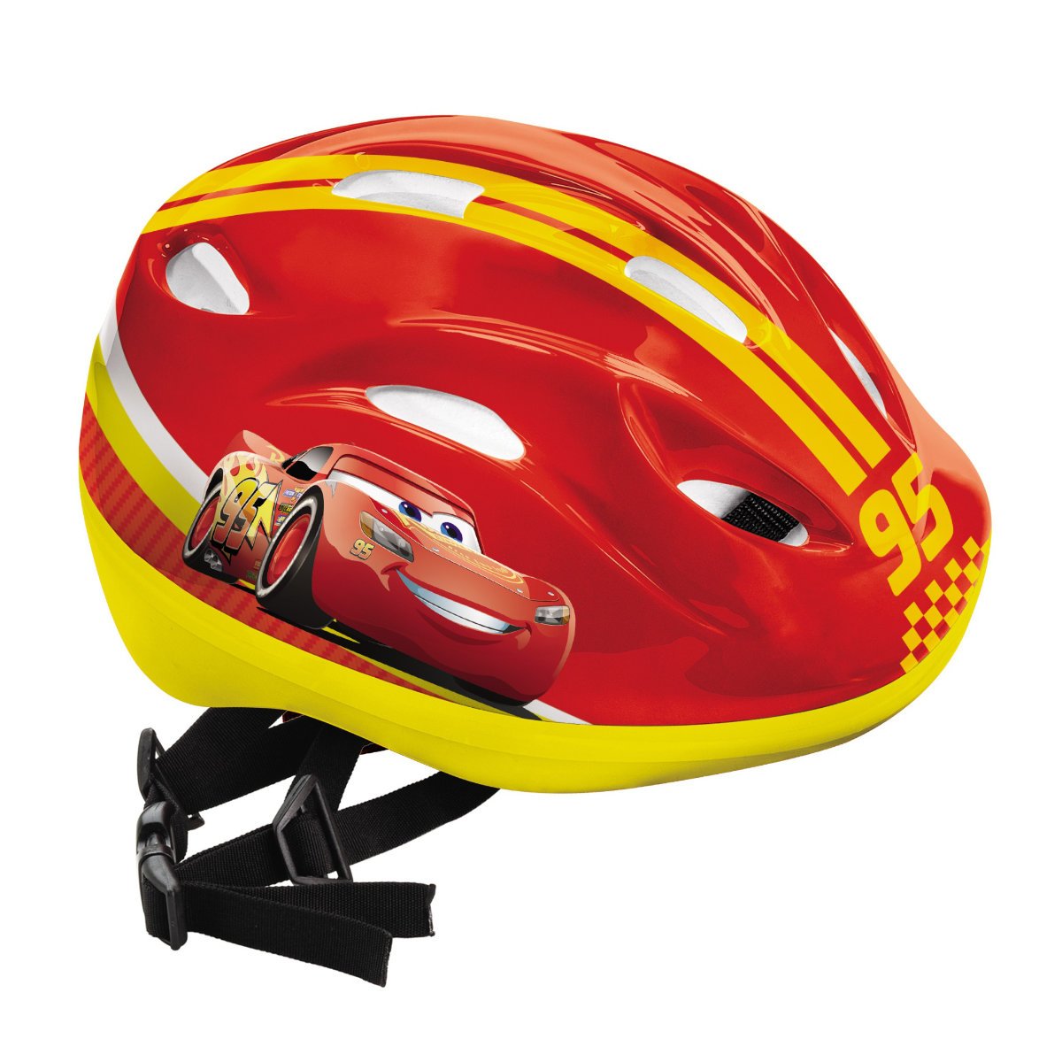 Mondo Disney Cars Lightning McQueen Protective Helmet - Red