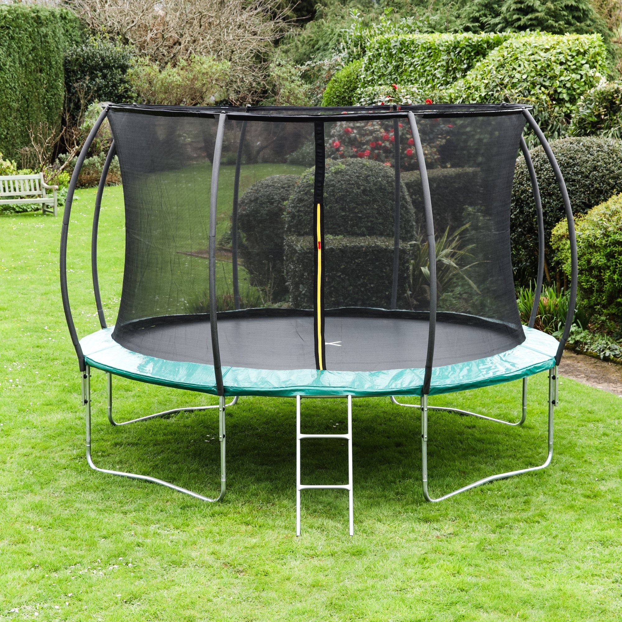 Artemis Home Leapfrog 12FT Round Outdoor Trampoline - Green