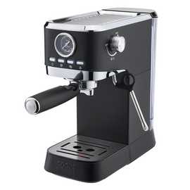 Cooks Professional 20 Bar Espresso Coffee Machine with Steam Wand - Black