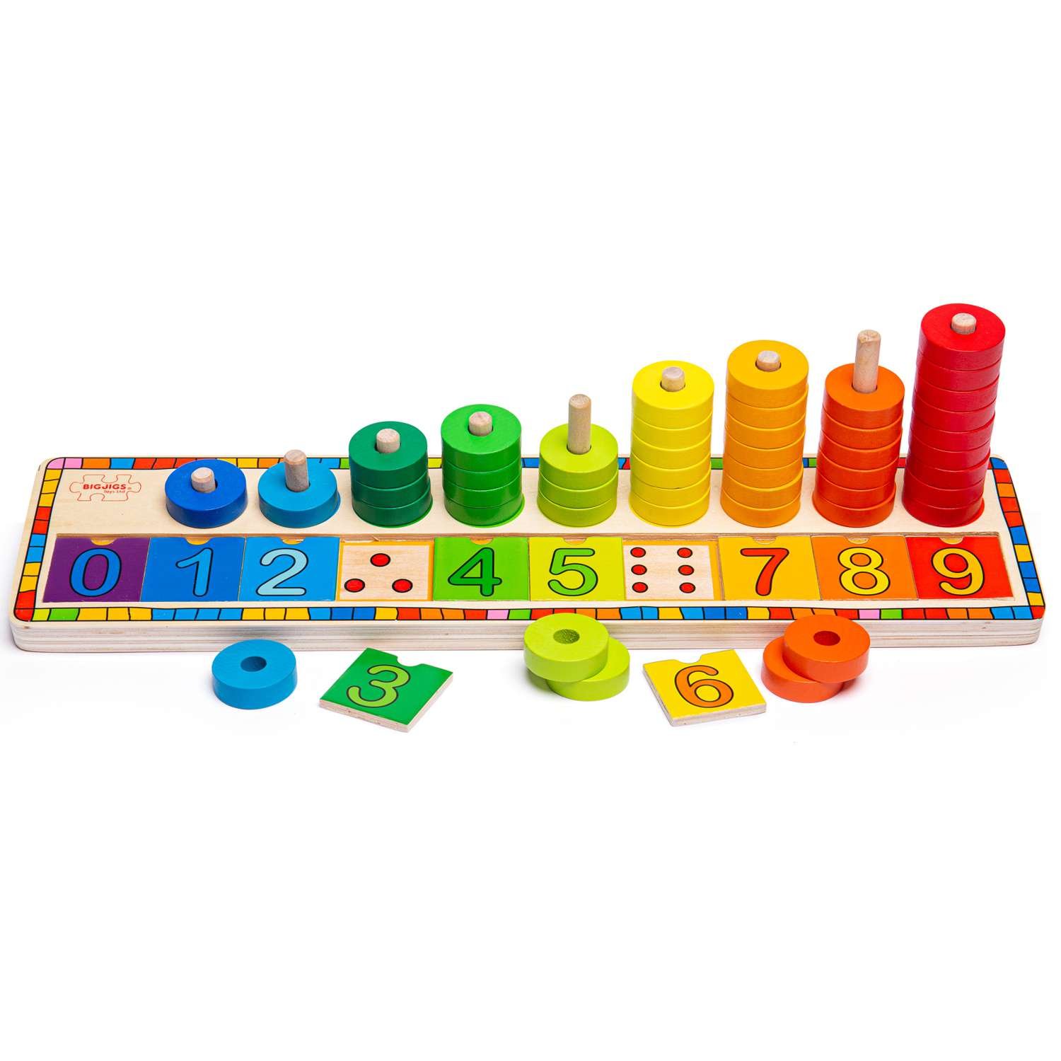 Bigjigs Toys Learn to Count - 2 Years +