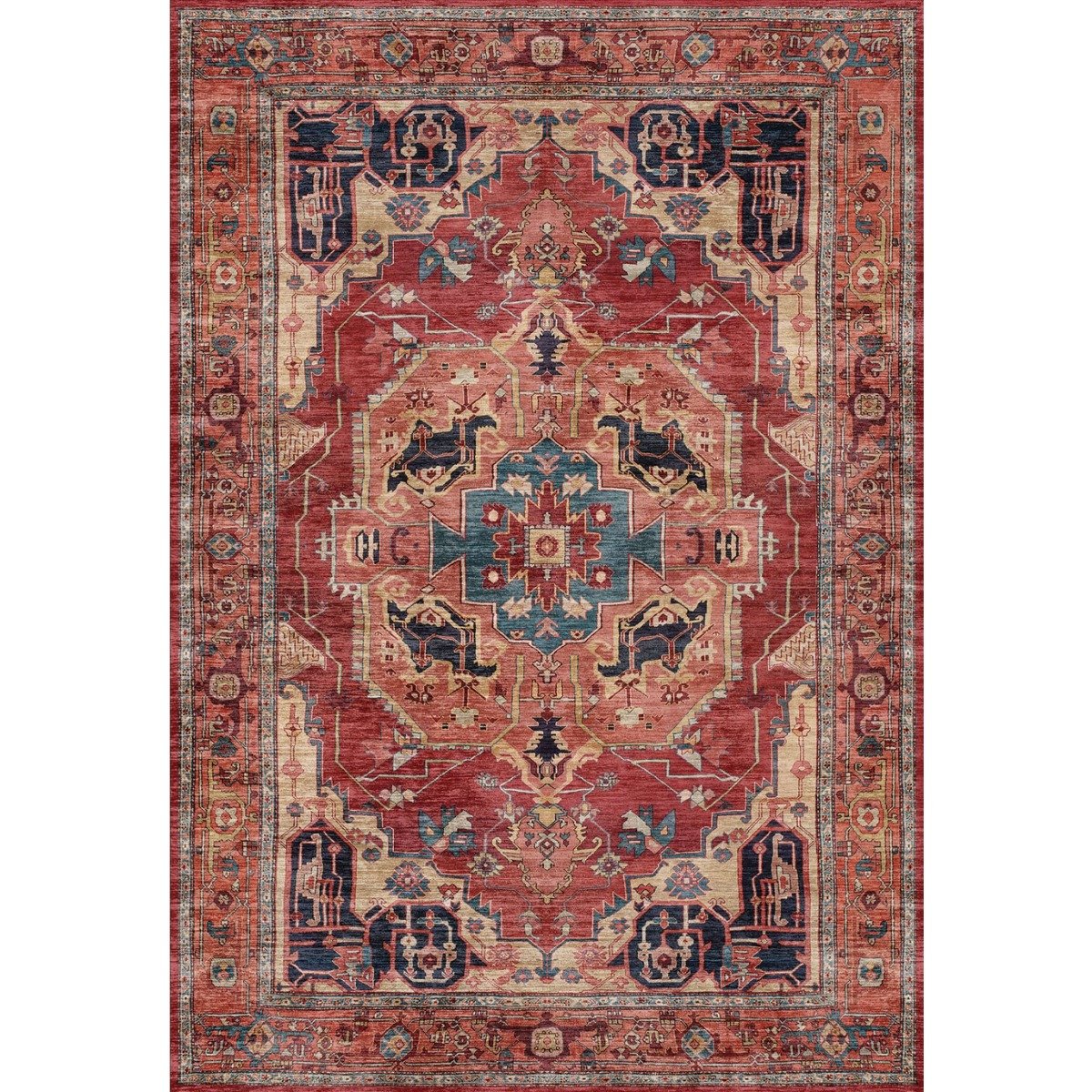 The Rugs Terracotta Alya Persian Classic Rug - 120 x 170cm