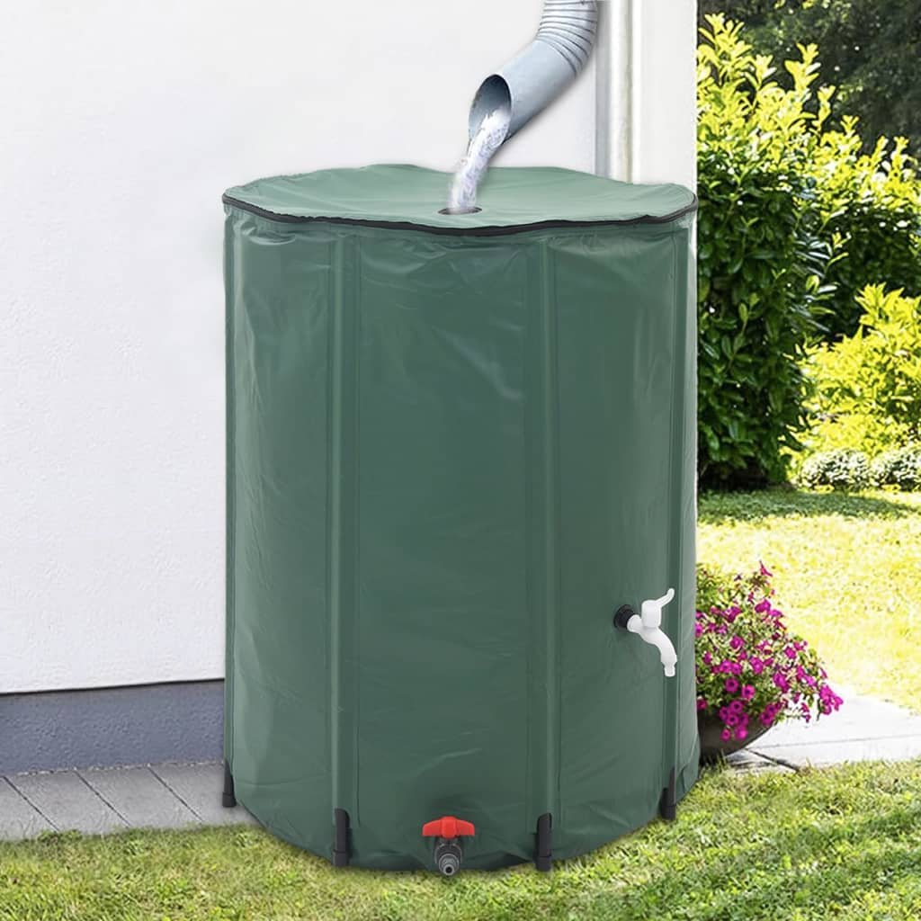 Walplus Collapsible Rain Water Container 750 L - Green