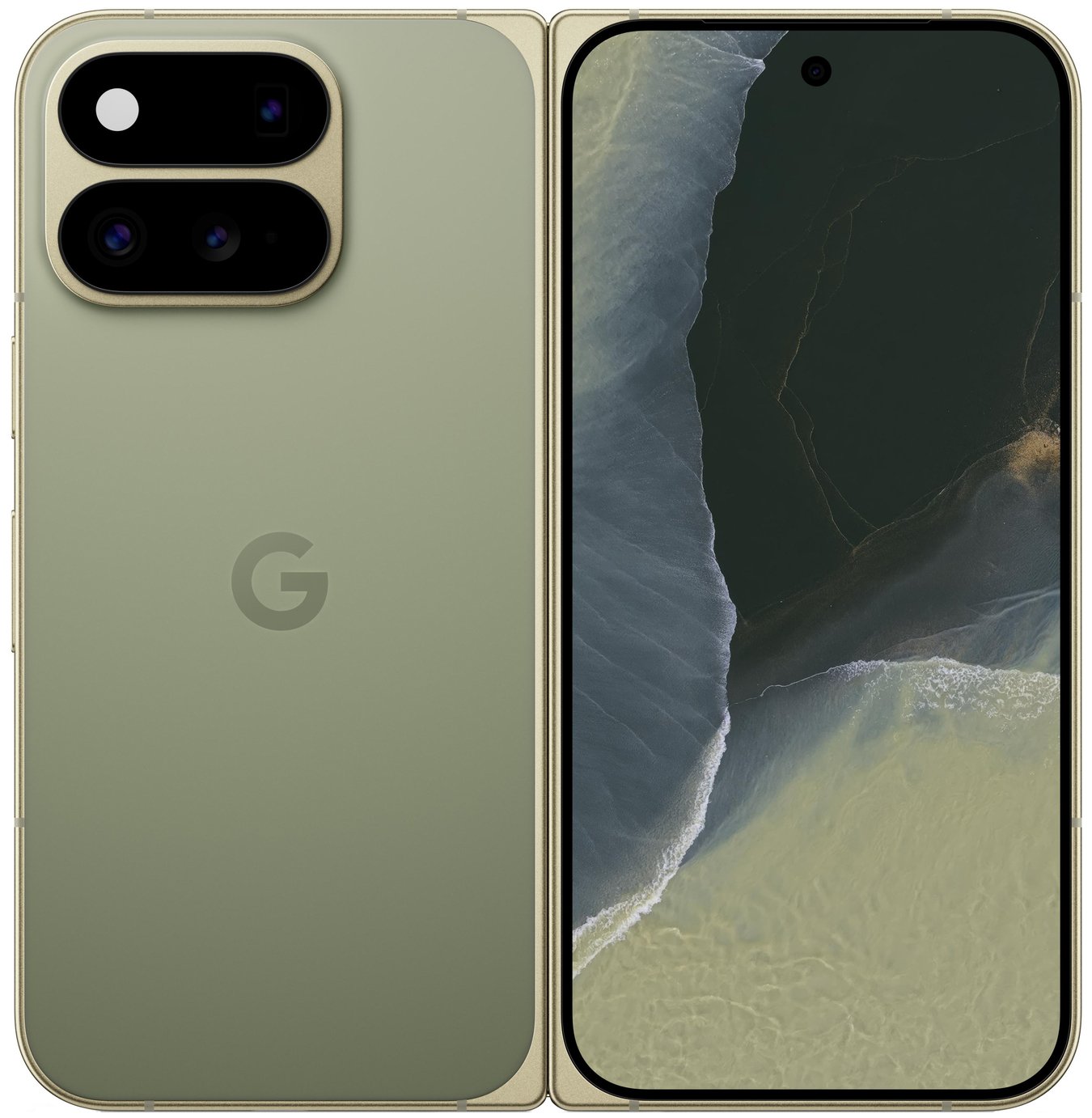 SIM Free Google Pixel 11 Pro Fold 5G 256GB AI Mobile Phone - Olive
