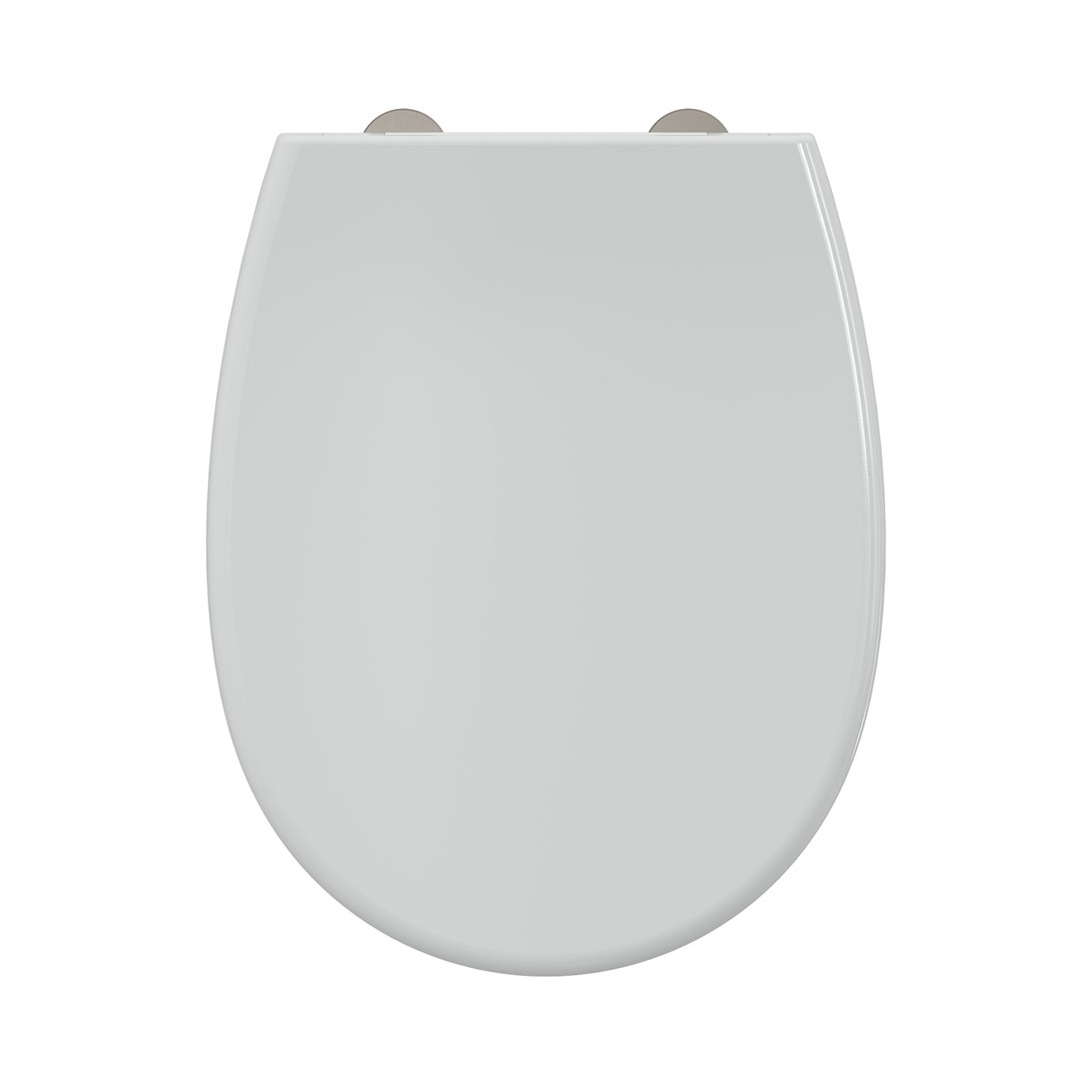 Bemis Click and Clean Plastic Soft Close Silent Toilet Seat - White