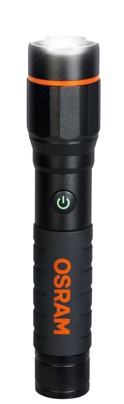 OSRAM LEDinspect PRO 8W 800 Lumen LED Rechargeable Torch - Black & Orange