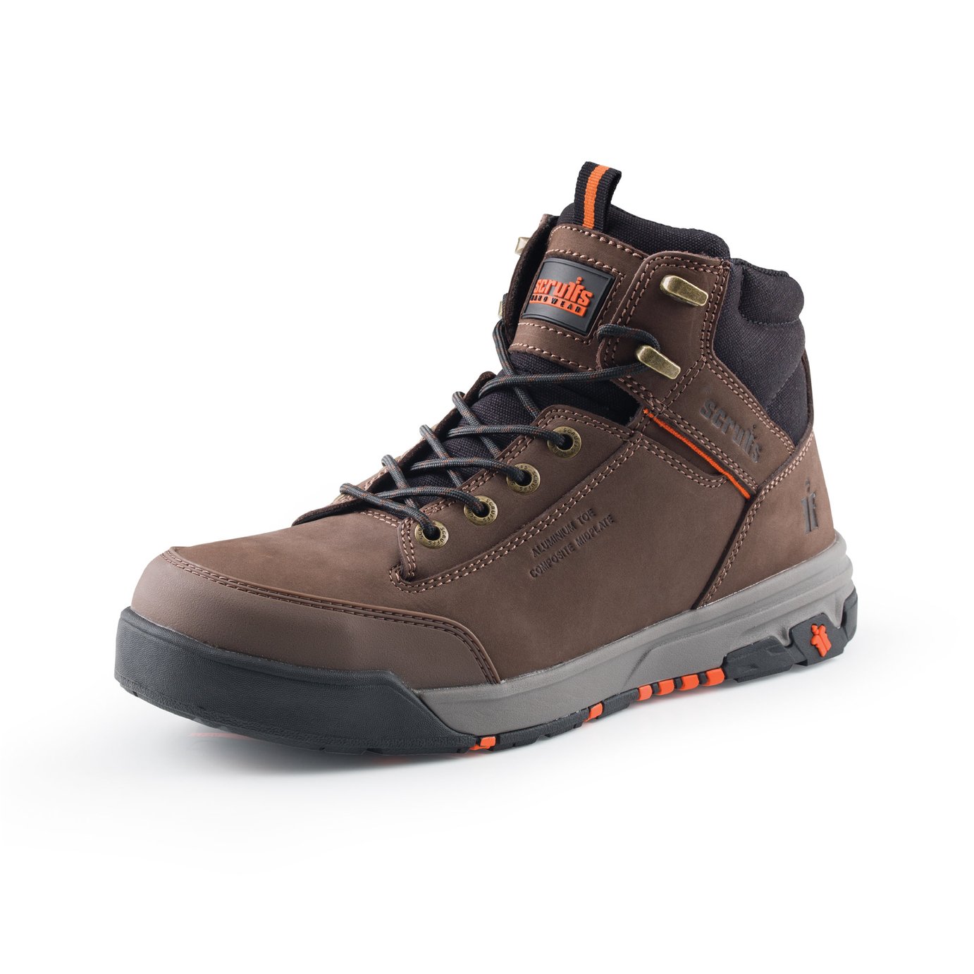 Scruffs Switchback 3 Safety Brown Boots - Size 10