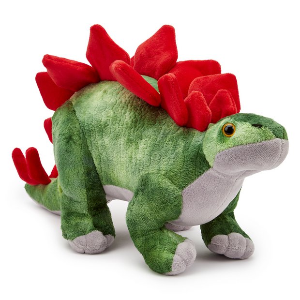 Buy Zappi Stegosaurus 49cm Dinosaur Plush Toy | Teddy bears and soft toys |  Argos