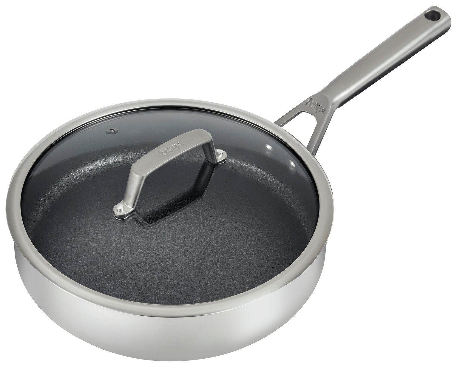 Ninja Zerostick 26cm Stainless Steel Non Stick Saute Pan
