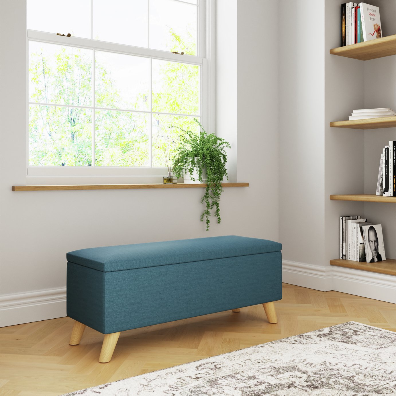 GFW Secreto Fabric Ottoman