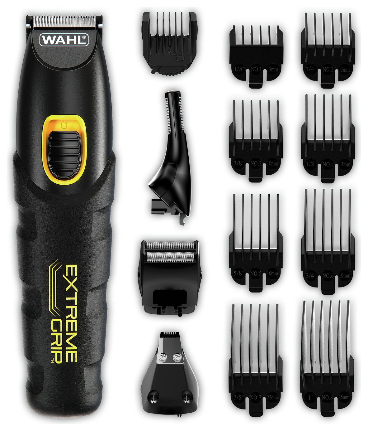Wahl Extreme Grip Beard Trimmer Grooming Kit 9893-417X