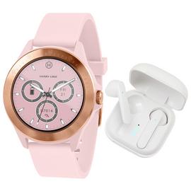 Harry Lime Pink Smart Watch and Ear Pod Set