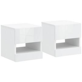 GFW Galicia 2 Wall Mounted Bedside Table Set