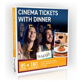 Buyagift Cinema Tickets With Dinner For 2 Gift Experience
