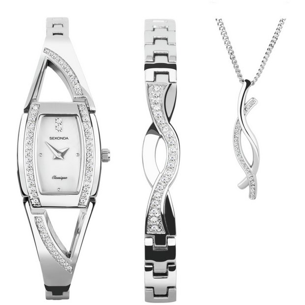 Argos silver outlet watches ladies