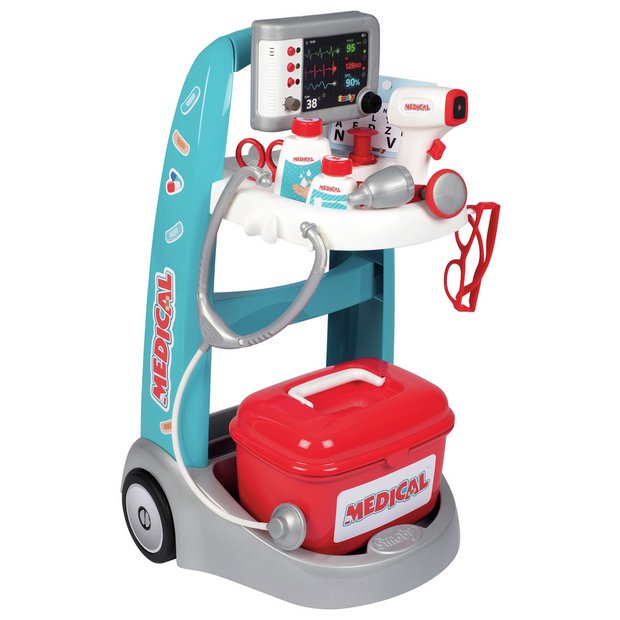 Buy Smoby Electronic Medical Rescue Trolley Role play toys Argos