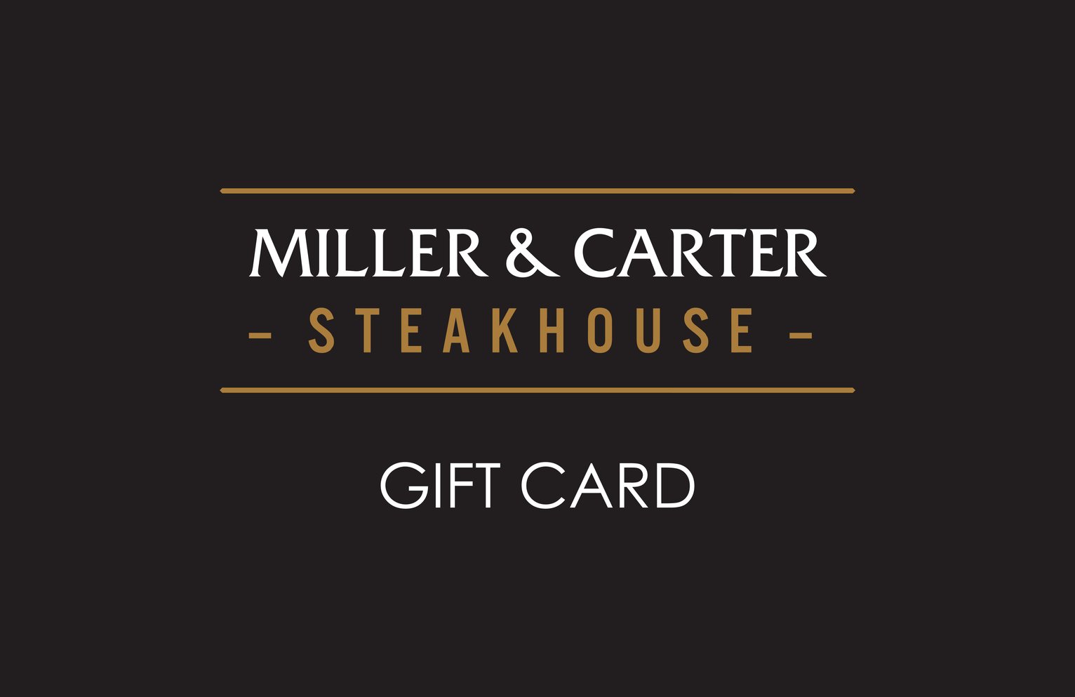 Miller & Carter Gift Card