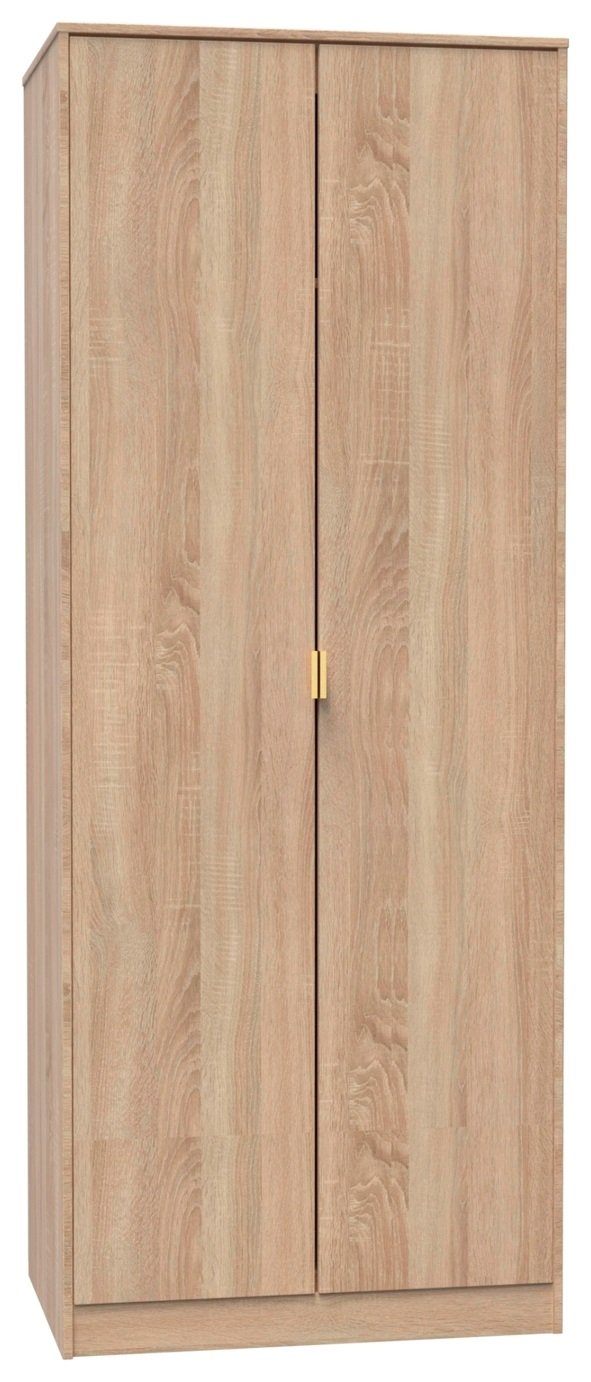 Livara Tivoli 2 Door Wardrobe - Oak
