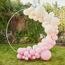 Ginger Ray Pink Cream Balloon Arch