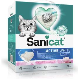 Sanicat Active White Lotus Flower Cat Litter - 10L