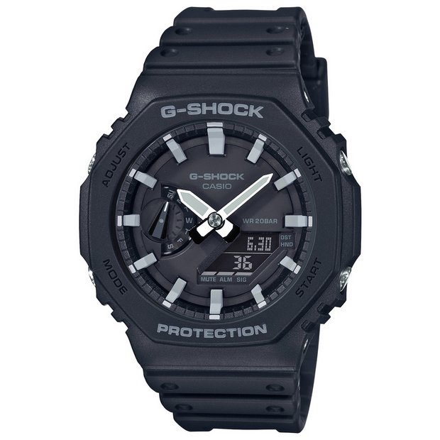 Buy G SHOCK Men s Black Octagon Watch Men s watches Argos