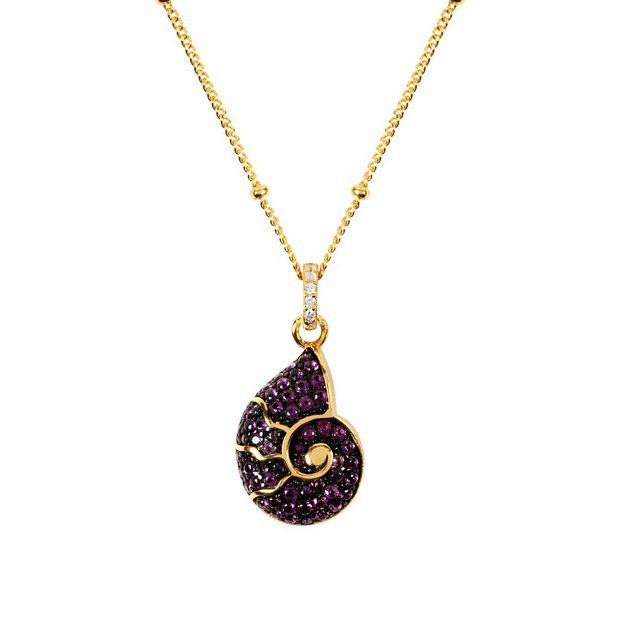 Amethyst hot sale necklace argos