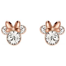 Disney Rose Gold Plated Cubic Zirconia Stud Earrings