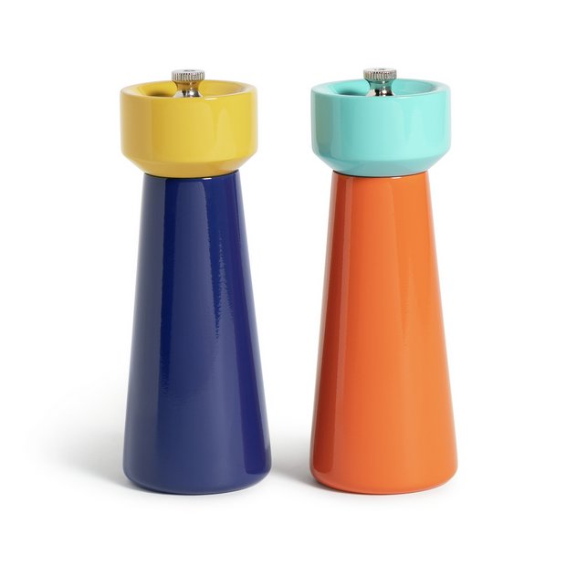 Buy Habitat Optimist Salt and Pepper Mill Set Salt and pepper grinders Habitat Wishupon