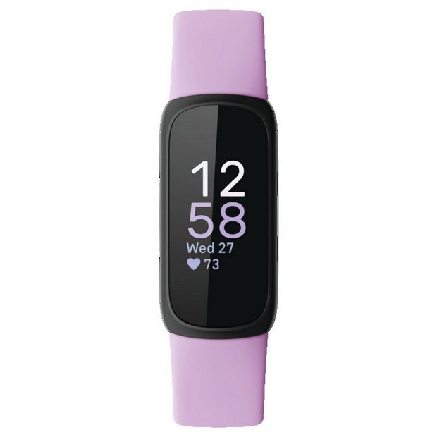 Buy Fitbit Inspire 3 Fitness Tracker Lilac Fitness and activity trackers Argos