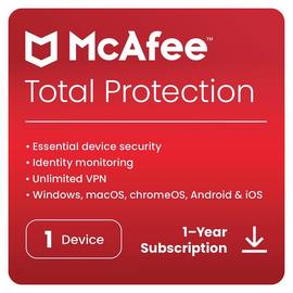 McAfee Total Protection 1 Year, 1 Device Digital Download