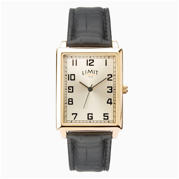 Rectangle face watch online mens