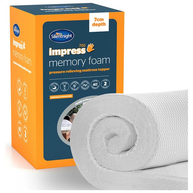 Argos memory deals foam mattress topper