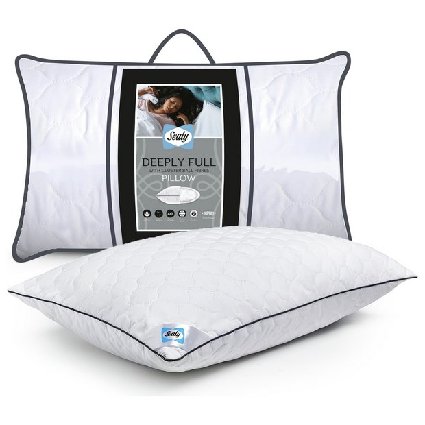 Buy Sealy Deeply Full Medium Firm Pillow Pillows Argos